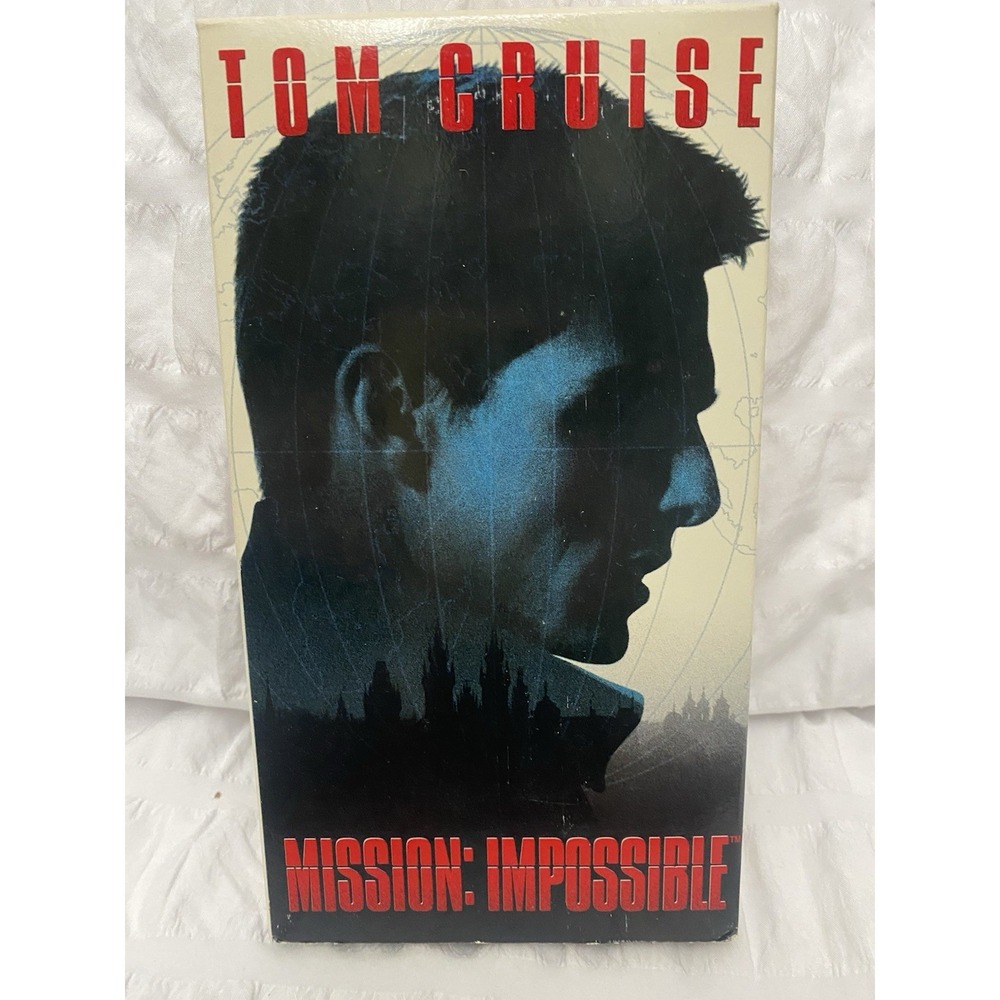 Mission Impossible 1996 VHS Action Film Tom Cruise